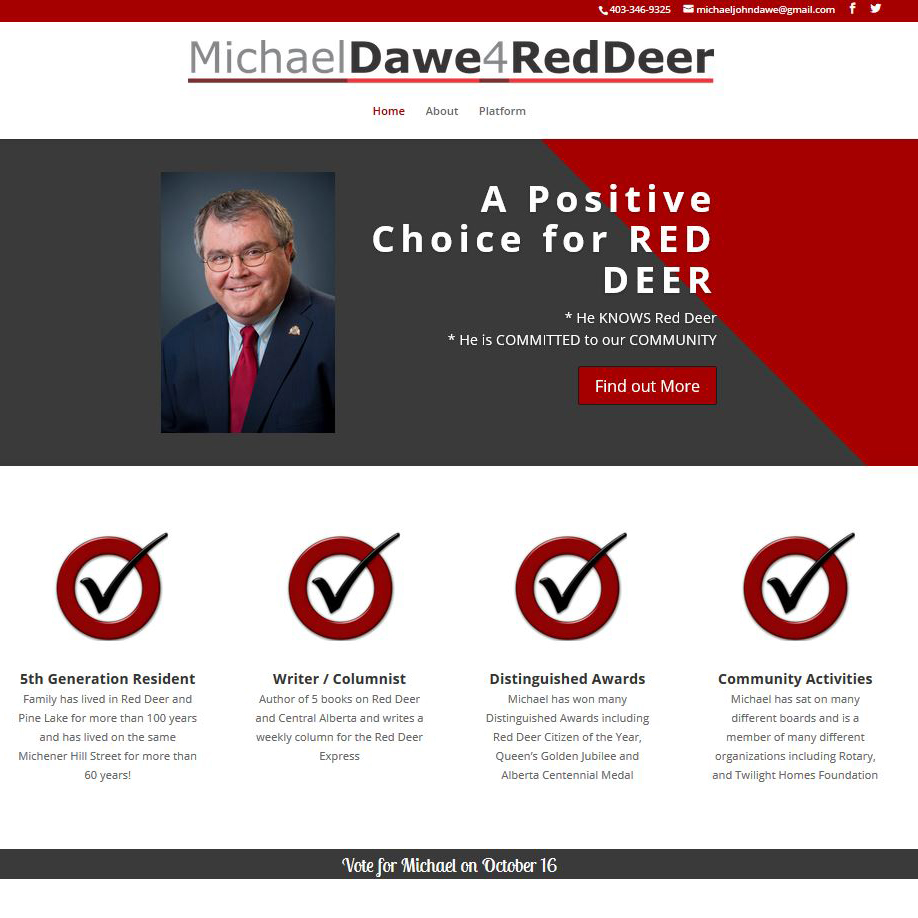 Michael Dawe Home Page