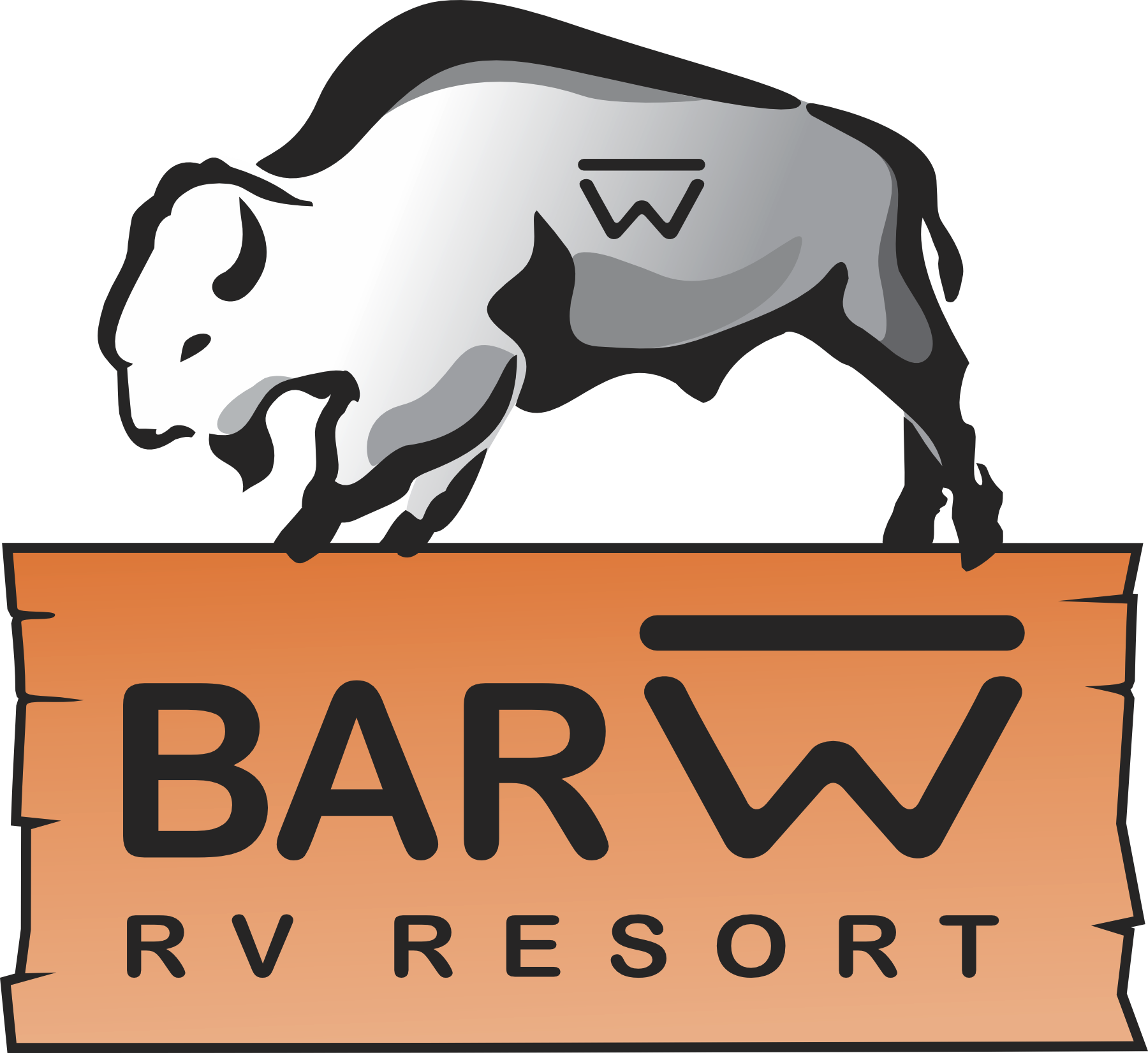 Bar W RV Resort Logo.