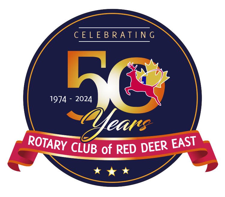 Rotary East Anniversary Logo