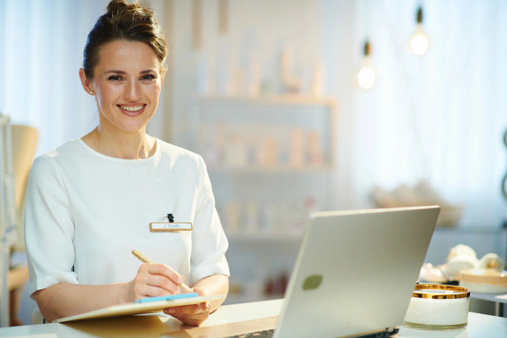 Business Owner with website checklist